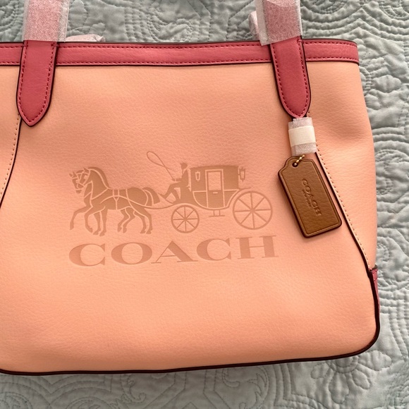 NWT Coach tote, lovely colors and design - Picture 12 of 15